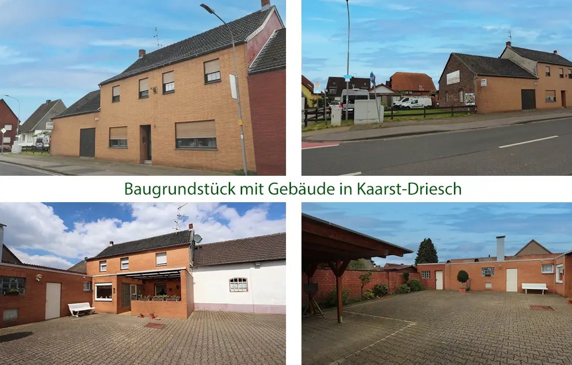 Building plot approx. 757 m² in Kaarst-Driesch – no commission – company logo