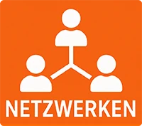 Netzwerken Button – teilen & empfehlen