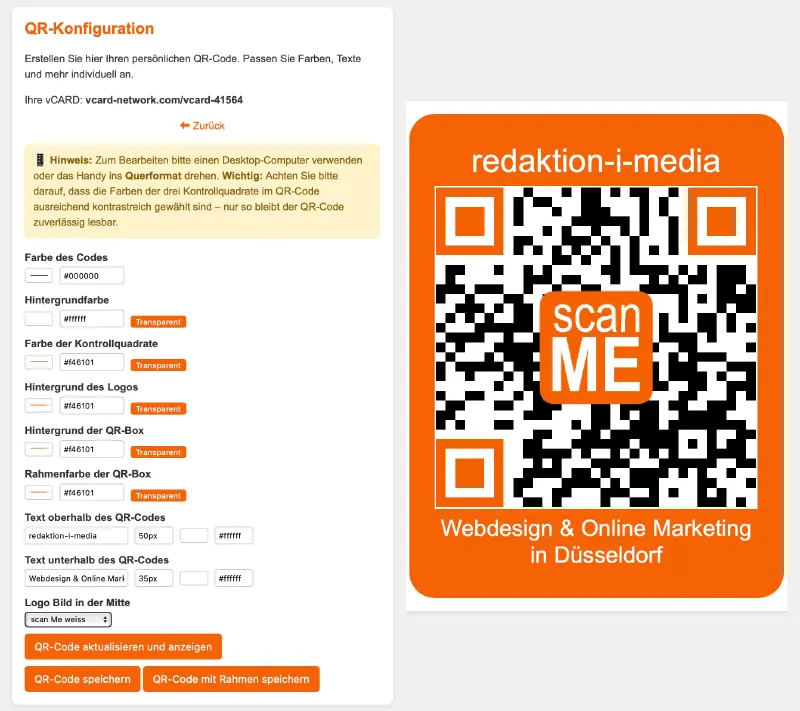 Crear código QR