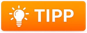 Tipp Hinweis